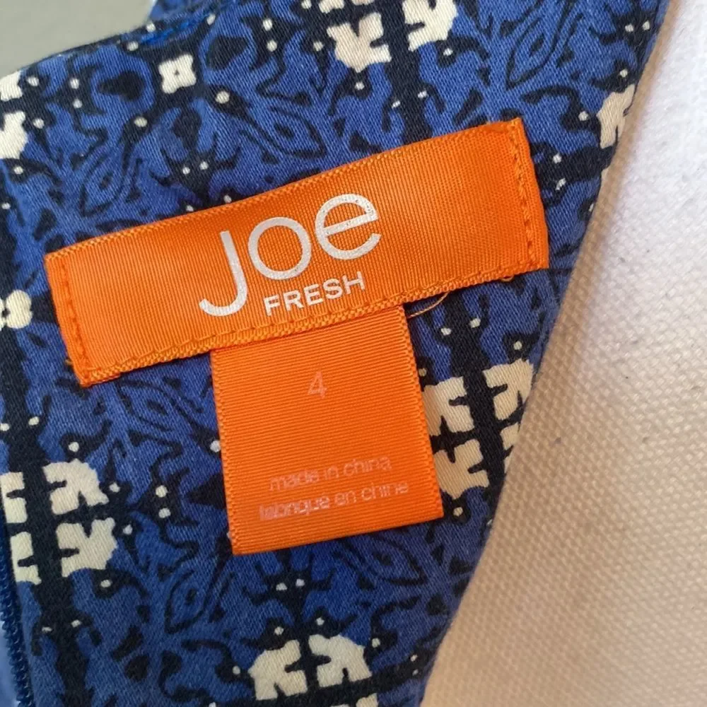 Joe Fresh Blue Dress 4